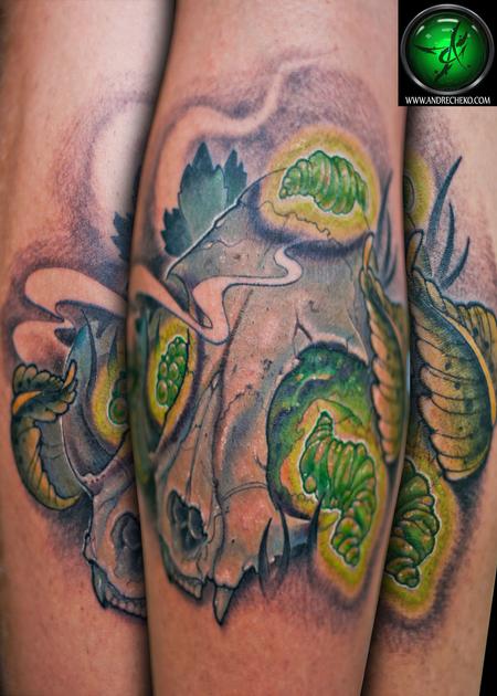 Tattoos - Glowing cat sull tattoo - 69427